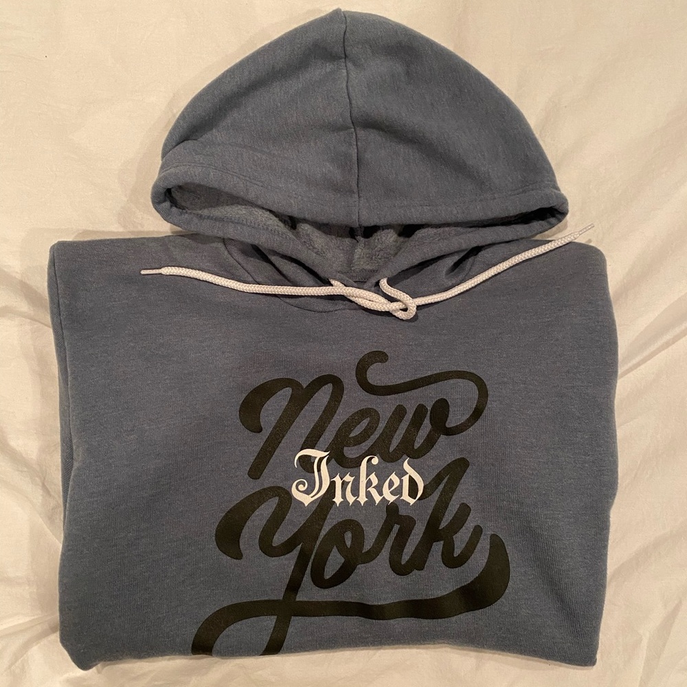 New York Inked Hoodie (Blue)